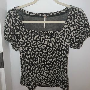 Free People XS Cheetah Top